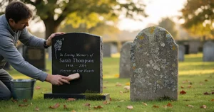 How to Safely Clean and Maintain a Headstone